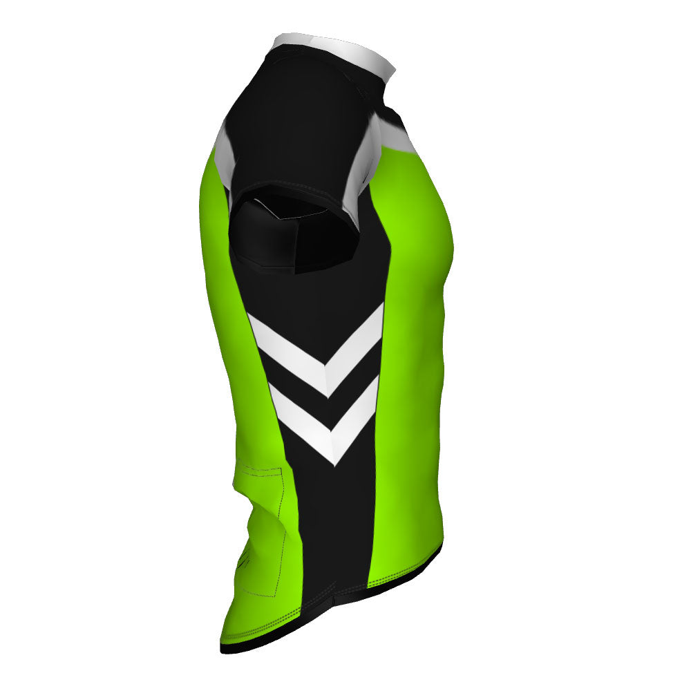 ROXX SPORTS Men's Cycling Jersey Short Sleeves Road and Mountain Bike Shirt MTB Top Zipper Rear Pockets