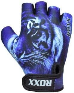 Kids Fingerless Gloves - Boys Girls Children Padded Cycling Scooter Gloves - BMX Cycle Bicycle Fingerless Gloves