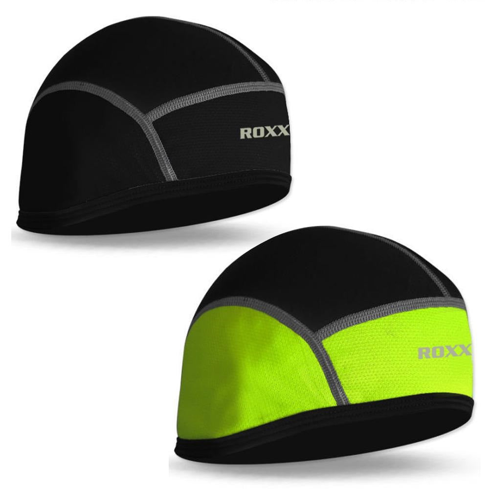 ROXX Cycling Cap Elegant Style Thermal Skull Caps Tight Fit Windproof Helmet Regular One Size Stretchable Head Warmer