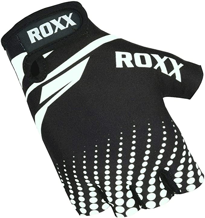 ROXX Cycling Gloves Fingerless Mens Women Kids Unisex Gel Padded Cycling Gloves Half Finger Bike Riding Mitts