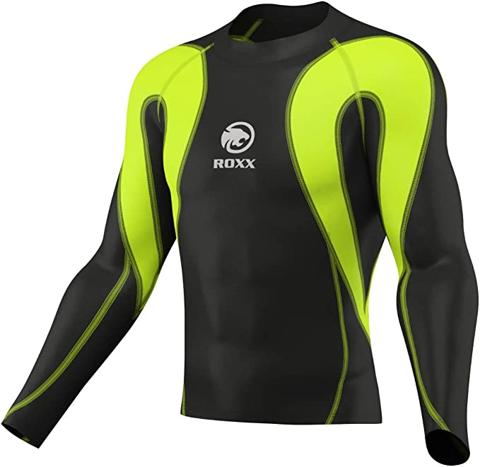 Mens Compression Tights + Top Base Layer Skin Tights Shirt Armour Full Suit