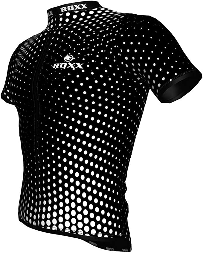 ROXX SPORT Mens cycling jersey Breathable Short Sleeve Cycling Jersey Quick Dry Bike MTB Top