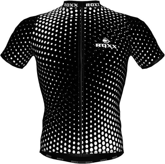 ROXX SPORT Mens cycling jersey Breathable Short Sleeve Cycling Jersey Quick Dry Bike MTB Top
