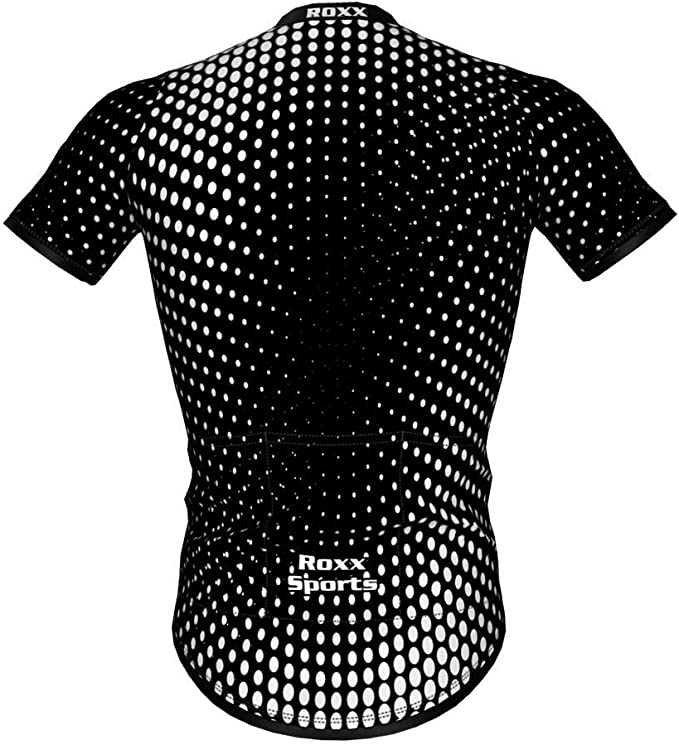ROXX SPORT Mens cycling jersey Breathable Short Sleeve Cycling Jersey Quick Dry Bike MTB Top