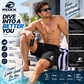 ROXX SPORTS Men's Swim Trunk, Running Outdoor Shorts