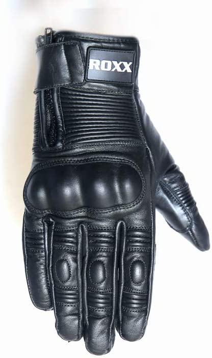 Leather Motorbike Motorcycle Bike Heavy Duty Carbon Fiber Shell Gloves By ROXX