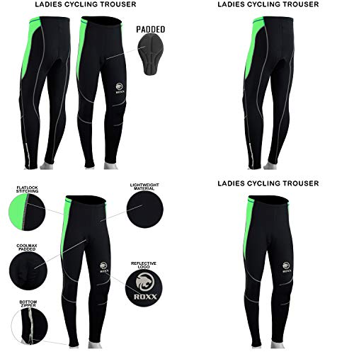 ROXX Ladies Cycling Long Tights Padded Winter Thermal Pants Women Cycl –  ROXX Sports