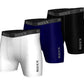ROXX Mens Compression Boxer Shorts Trunks Briefs Pants, Base Layer, Running Underwear