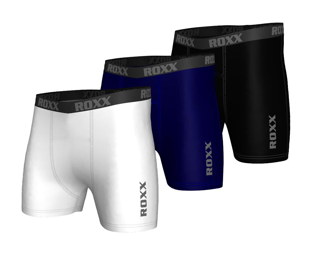 ROXX Mens Compression Boxer Shorts Trunks Briefs Pants, Base Layer, Running Underwear