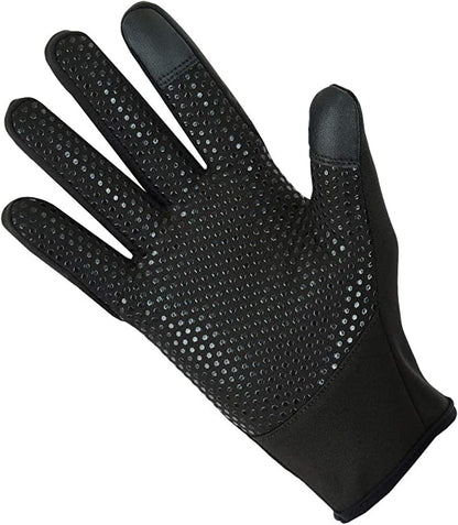ROXX Winter Warm Gloves Soft-Shell Waterproof Windproof with Touchscreen Function Cycling Gloves for Daily Use, Gardening, Builders, Mechanic