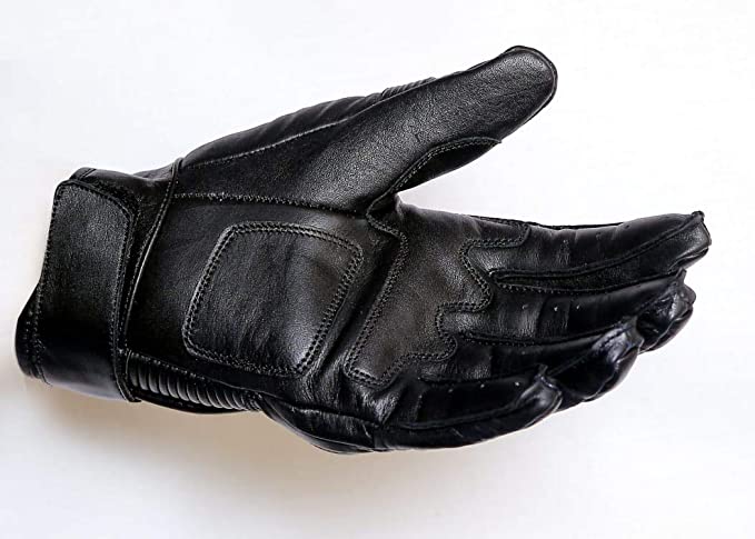 Leather Motorbike Motorcycle Bike Heavy Duty Carbon Fiber Shell Gloves By ROXX